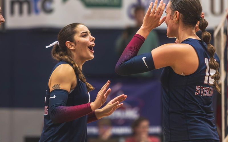 Sterling College Lady Warriors Volleyball come up short against Manhattan Christian