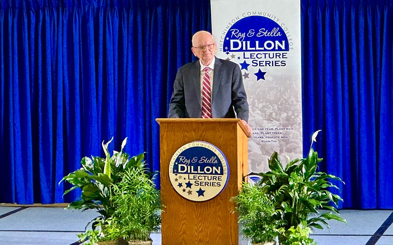 Jim Olson, Former Chief of Counterintelligence, Speaks at Hutchinson Community College