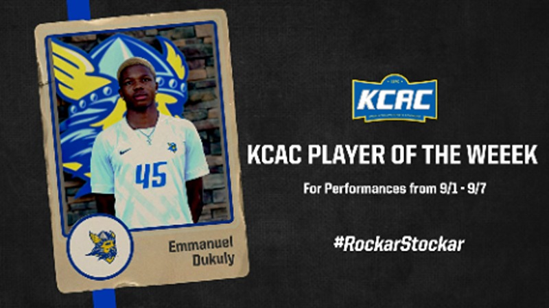 Bethany’s Dukuly Earns KCAC Men’s Soccer POTW Honors