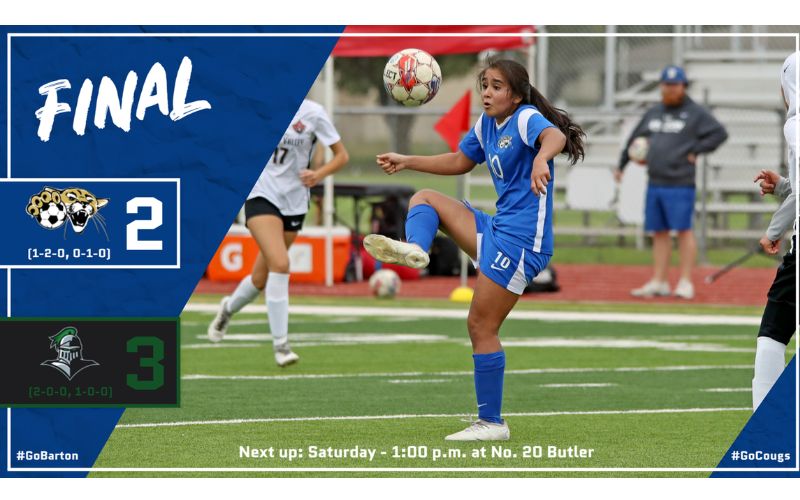 Barton Women’s Soccer comeback bid falls short in road battle at Seward County