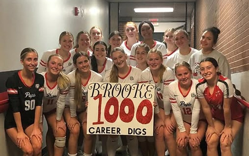 Bullpup Volleyball Wins Two in El Dorado, Doile Surpasses 1,000 Digs