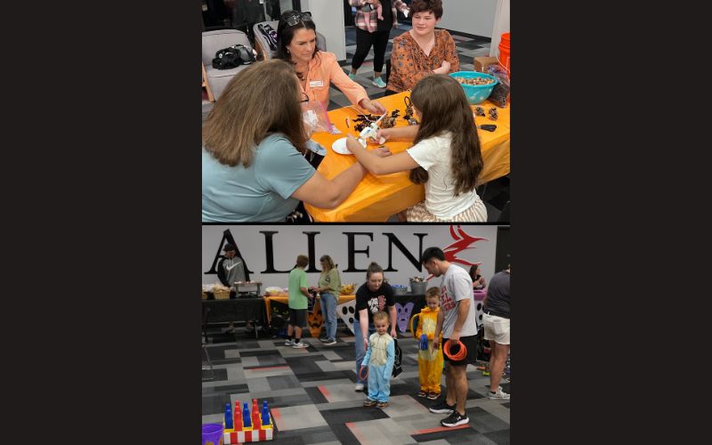 Allen Community College Hosts Family Art Night