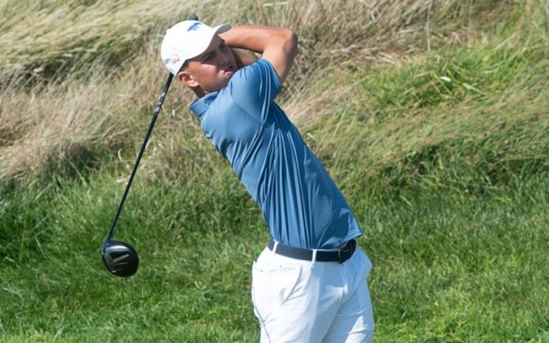 Hatzenbuehler Eagle Highlights Dragon Men’s Golf 2nd Round at WSU