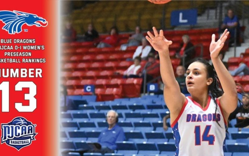 Blue Dragon Women open at No. 13 in Preseason NJCAA Rankings