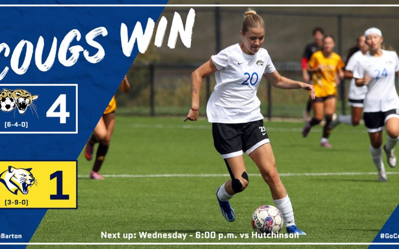 Barton women’s soccer scores twice in each half for 4-1 win at Western Nebraska