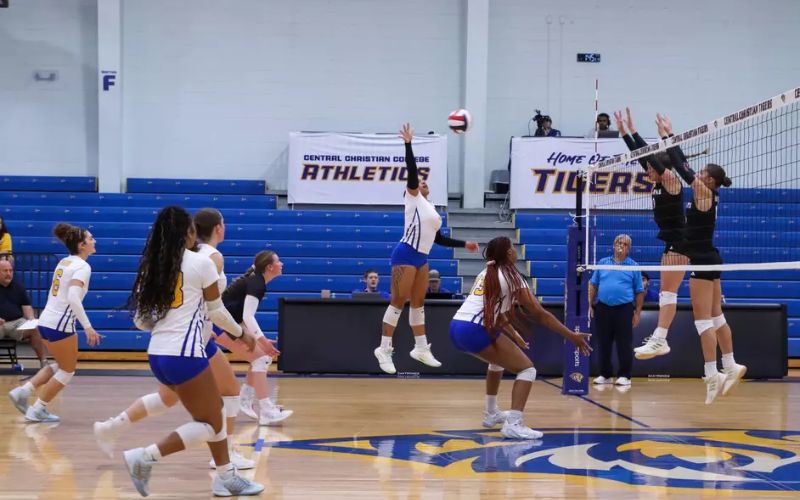 Tiger Volleyball Victorious over Lions in Five Set Thriller