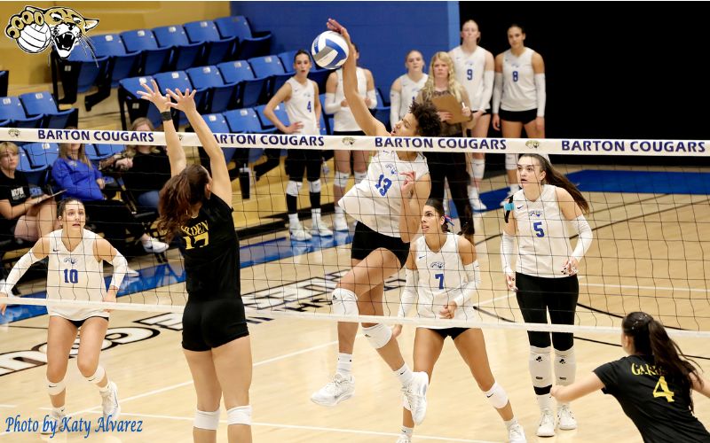 Crown clinched, No. 6 Barton Volleyball secures share of title with sweep of Garden City