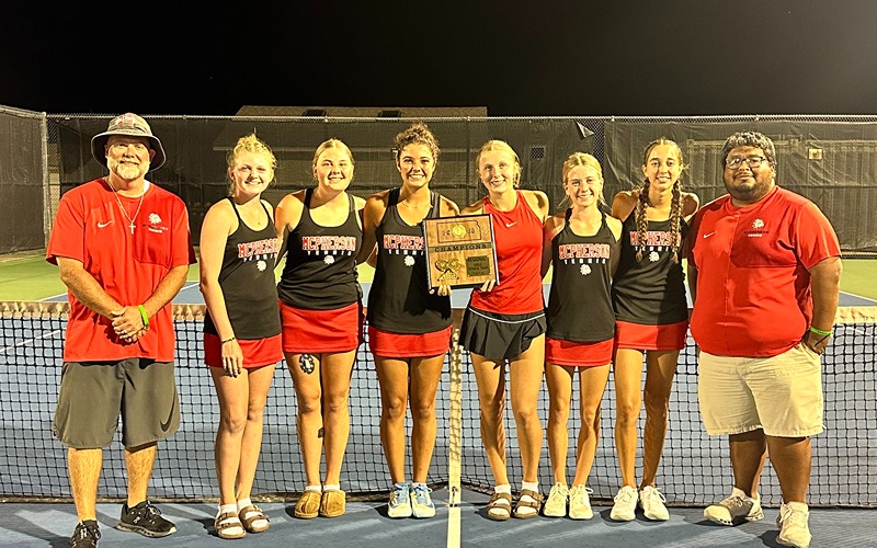 McPherson Girls Tennis Wins Regional Title, All Competitors Qualify for State