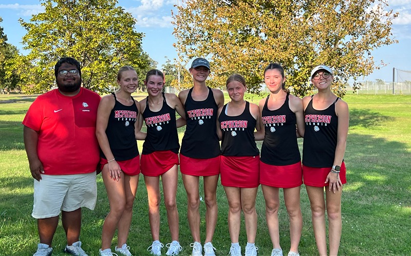 McPherson Girls Tennis JV Finishes Dominant Season with League Win