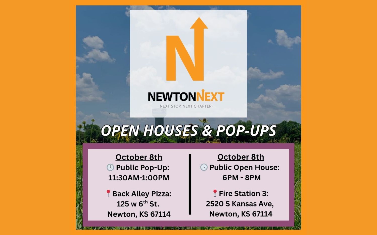 Community Invited to City of Newton Planning Events