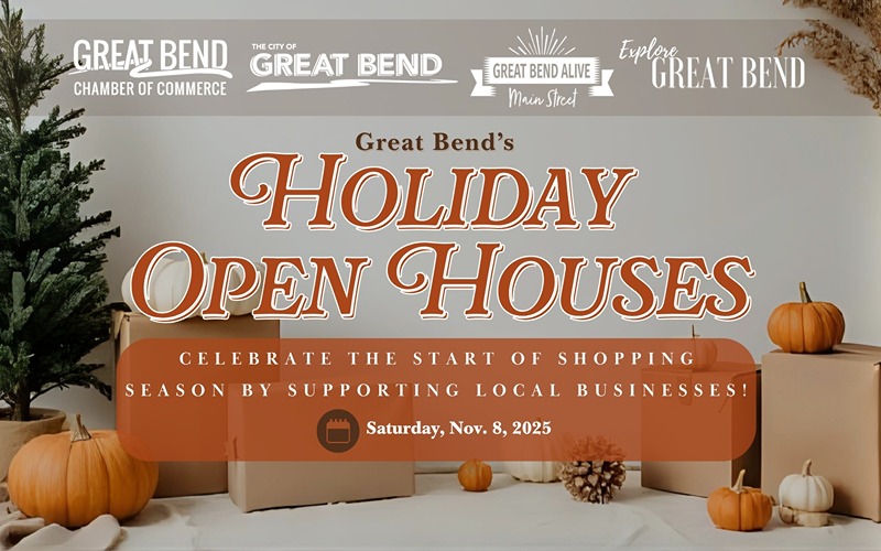 Great Bend Holiday Open Houses Set for Nov. 8