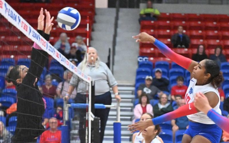 Blue Dragon Volleyball Fall in Four Sets at Garden City