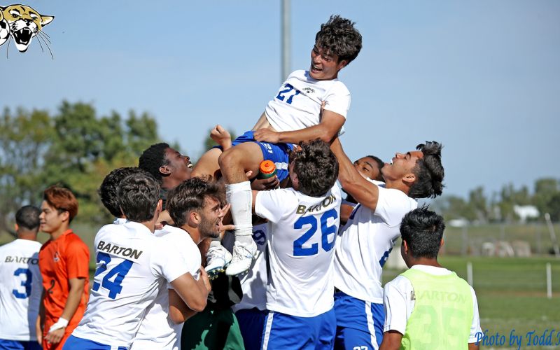 Tsuji’s second half goal helps No. 8 Barton men’s soccer knock off No. 3 Cowley, 1-0