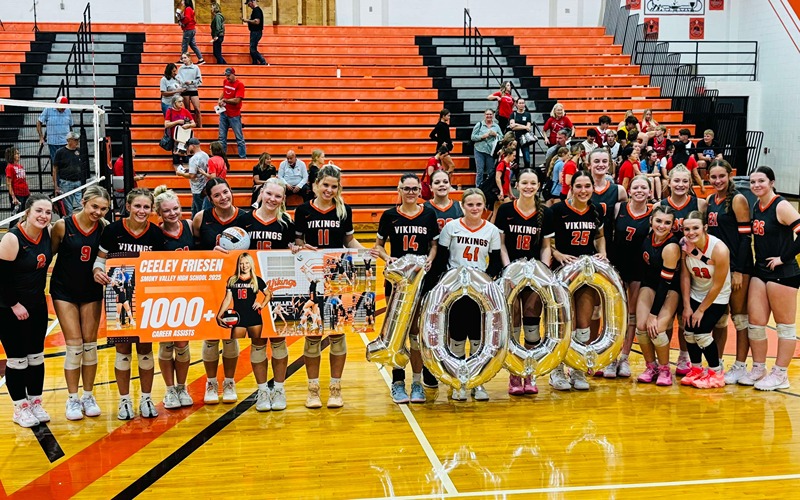 Smoky Valley Volleyball Player Records 1,000th Career Assist