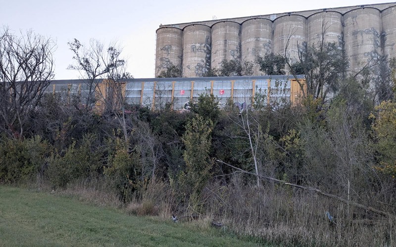 Train Derailment Along K-61 in Hutchinson