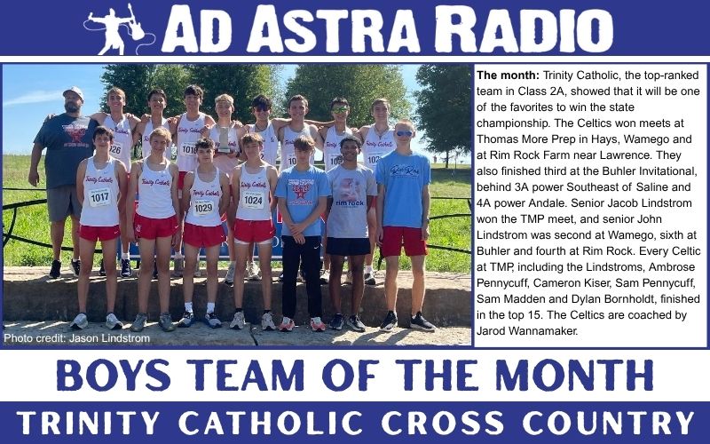 Ad Astra Radio Boys Team of the Month: Trinity Catholic Cross Country