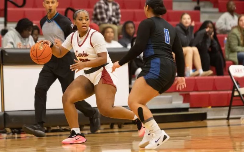 Hesston Women’s Basketball Battles with Panthers