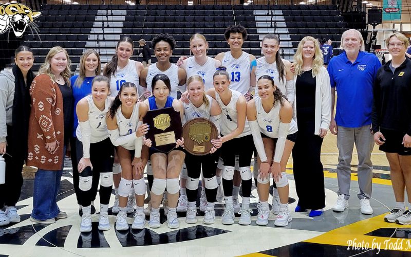No. 5 Barton Volleyball rallies past No. 13 Colby to capture Region 6/Plains District Championship