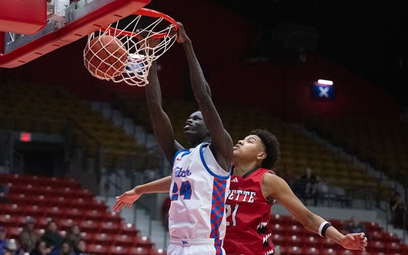 Big 2nd Half Powers Dragon Men’s Basketball Past Labette