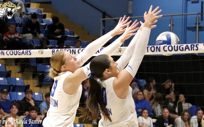 Olander breaks record as No. 5 Barton Volleyball sweeps Pratt to advance to third straight Region semifinals