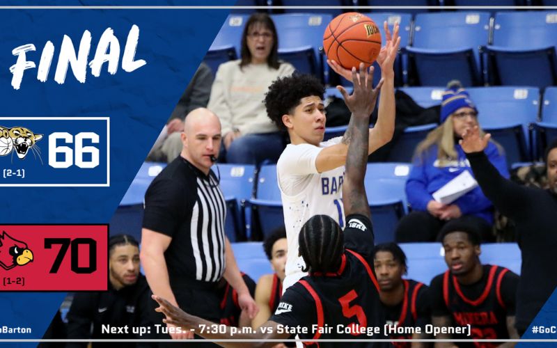 No. 18 Barton edged late, suffer first setback of season at Mineral Area