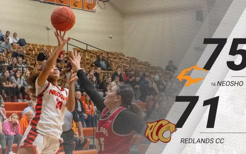 Neosho County Women’s Basketball Battles Past Redlands, 75–71