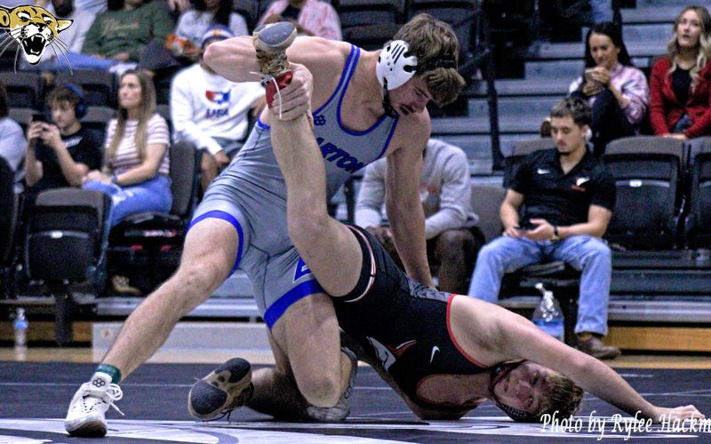 Truman, Ricciardi secure wins as Barton Wrestling falls in season opener at NOC-Tonkawa