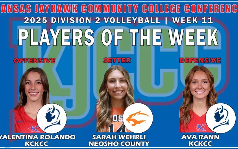 Wehrli Earns KJCCC Setter of The Week Honors