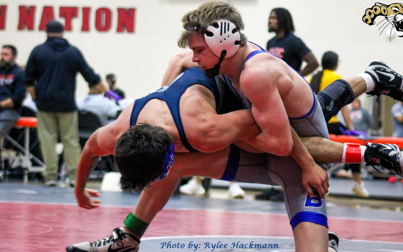 Barton wrestling earns five placers at Service Salute Open