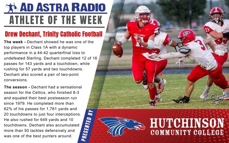 Athlete of the Week: Drew Dechant, Trinity Catholic Football