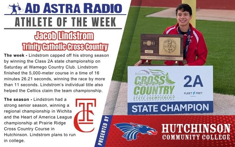 Athlete of the Week: Jacob Lindstrom Trinity Catholic Cross Country
