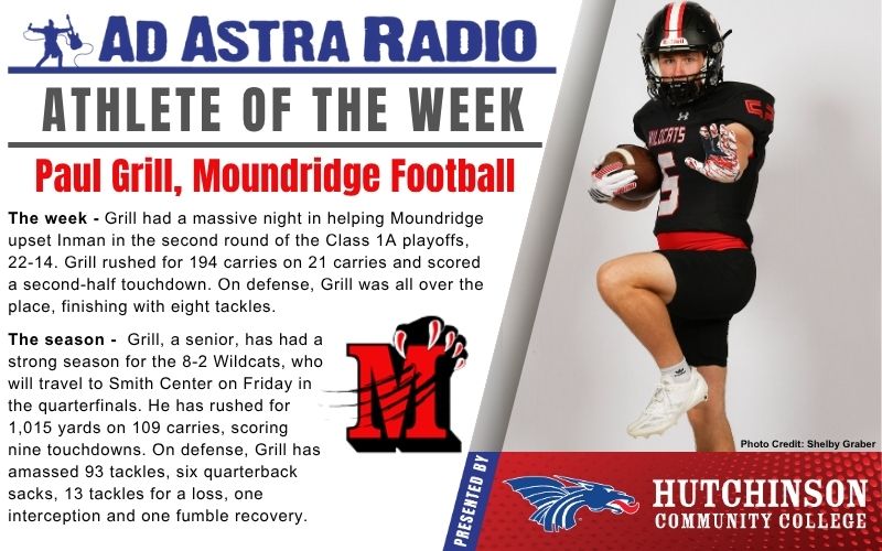 Athlete of the Week: Paul Grill, Moundridge Football