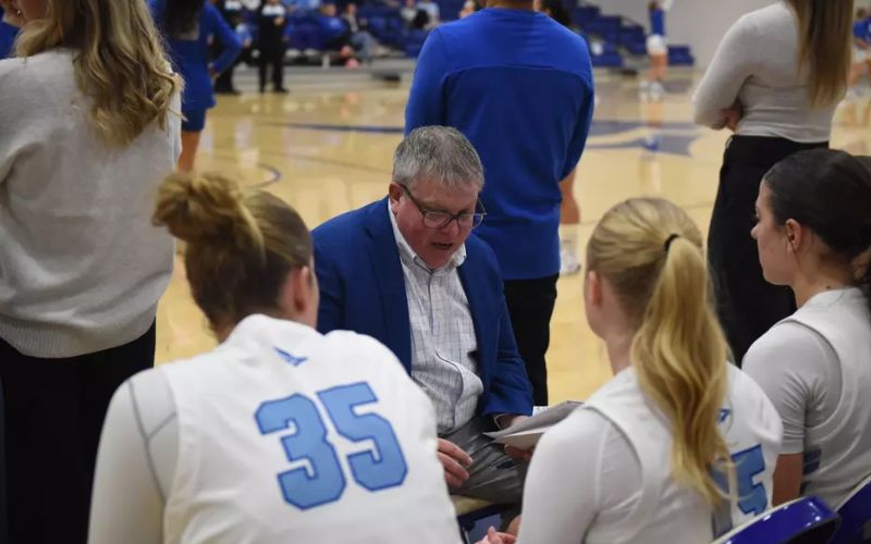 Lady BlueJays drop road contest to Falcons in low-scoring affair