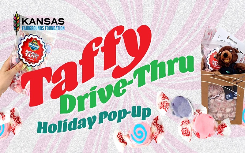Kansas State Fair Salt Water Taffy Available at Holiday Pop-Up Event