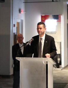 NASA Administrator Isaacman gives remarks at Cosmosphere (1)