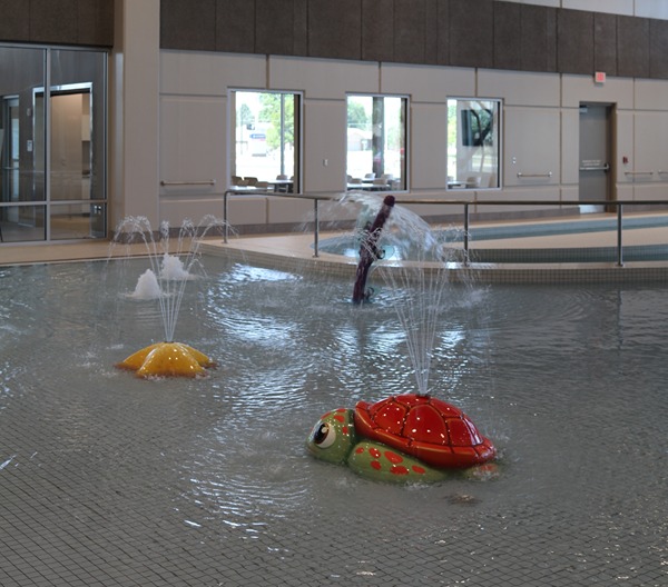 Hutchinson YMCA Splash Pad Fountains
