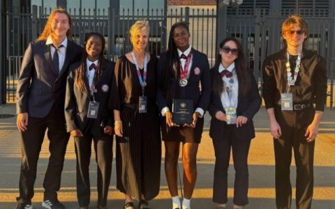 Allen CC HOSA students