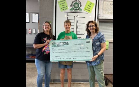 ReUse It check presentation to McPherson Housing Coalition