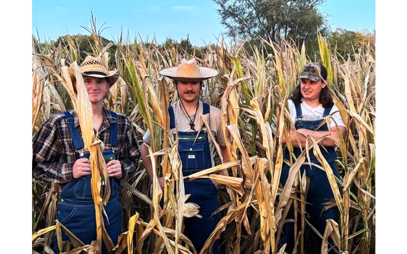 Scipio Bottoms in the corn field