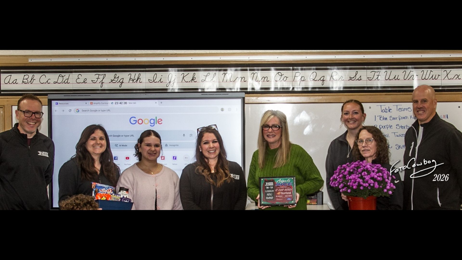 Morgan Elementary Sixth Grade Teacher Angie Rice Receives Ad Astra Radio Classroom Hero Award, Presented by Heartland Credit Union