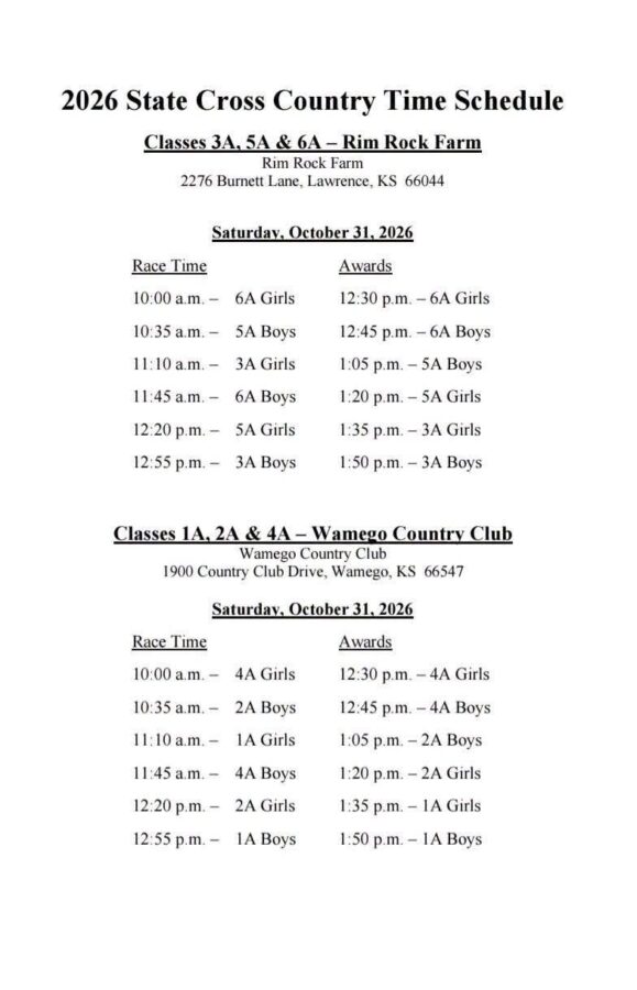 State cross country sked